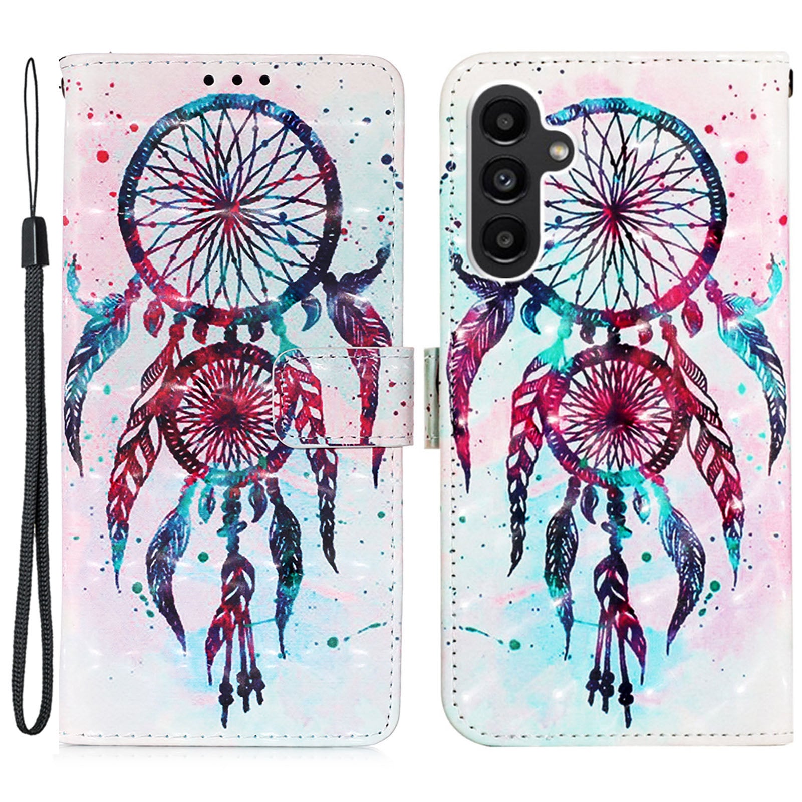 YB Pattern Printing Leather Series-2 for Samsung Galaxy S23 FE 3D Pattern Printed Wallet Stand Cover Leather Phone Case YB Pattern Printing Leather Series-2 for Samsung Galaxy S23 FE 3D Pattern Printed Wallet Stand Cover Leather Phone Case